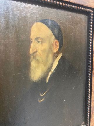 Antiguo cuadro pintado