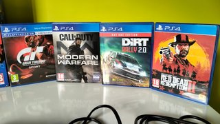 Ps4 1TB + mando + 4 juegos