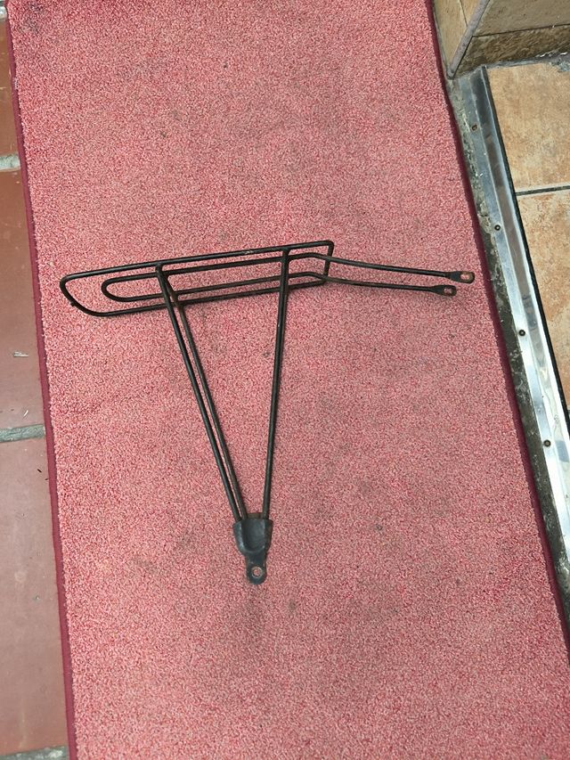 Portabultos bicicleta hierro