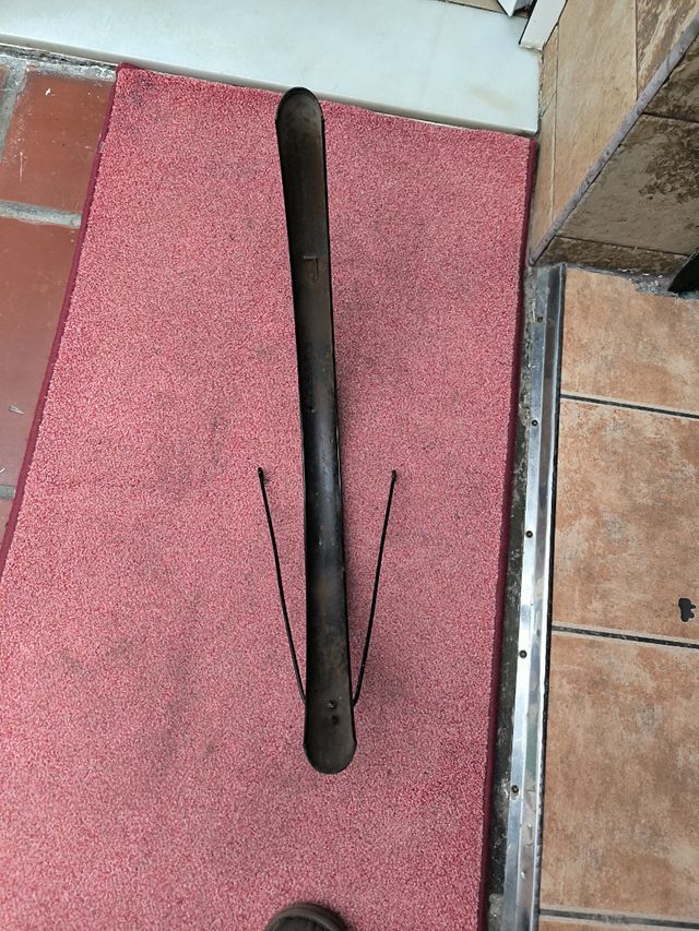 Guardabarros hierro bici negro