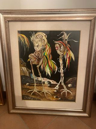 Olio su tela del pittore Leone Gariano