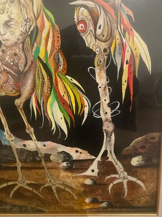 Olio su tela del pittore Leone Gariano