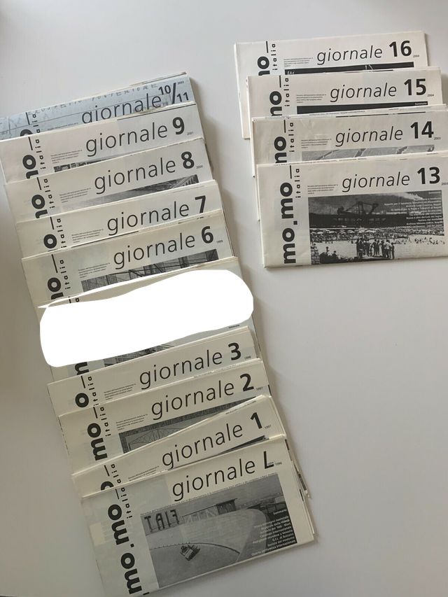 DOCOMOMO Italia giornale, 23 numeri