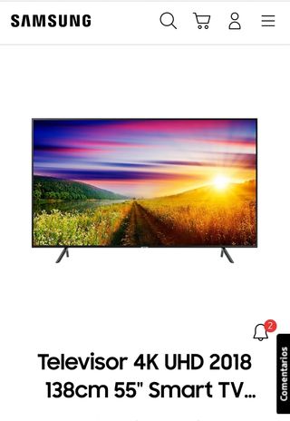 TV SAMSUNG 55" MANCHA PANTALLA