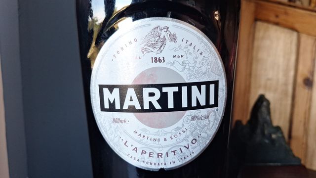 Gran Botella Martini Vacía Colección 50 CM.