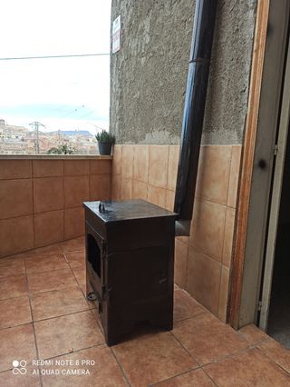 Estufa de leña..