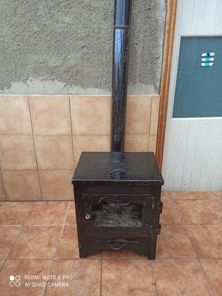 Estufa de leña..