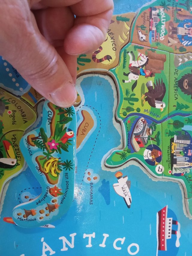 Mapamundi magnético JANOD