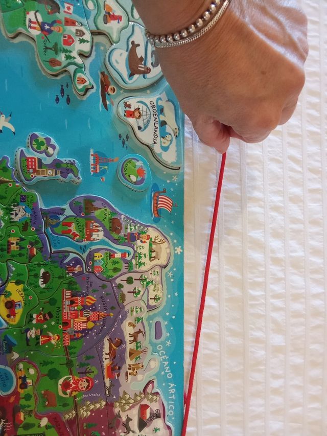 Mapamundi magnético JANOD