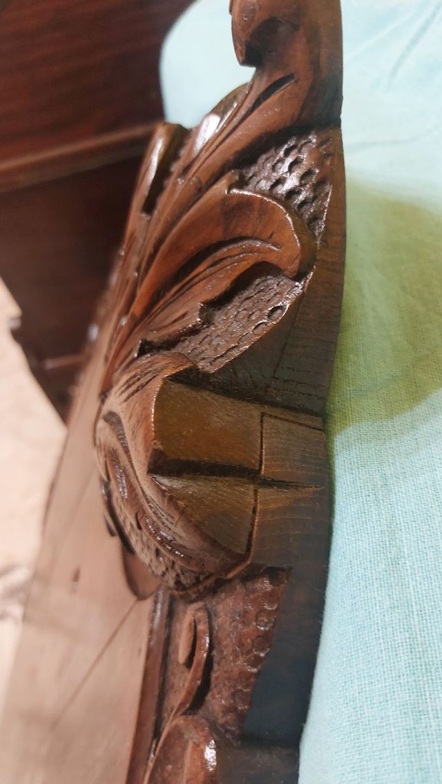 Metopa escudo de armas antigua roble