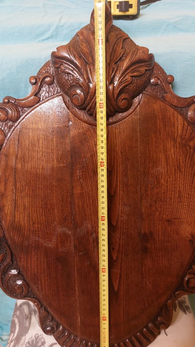 Metopa escudo de armas antigua roble