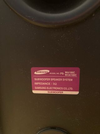 Altavoces Home Cinema 5.1 Samsung