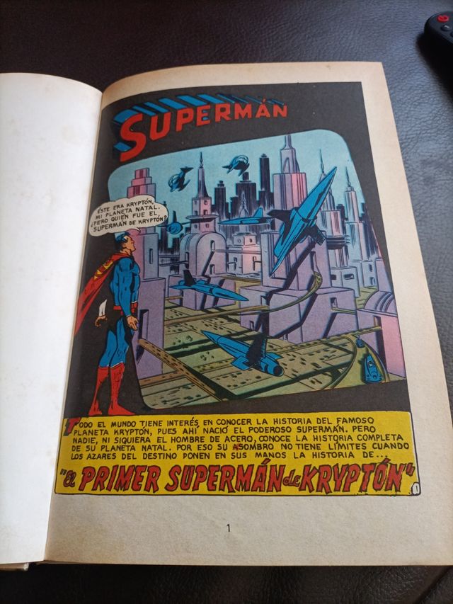 Libro cómic Superman vintage