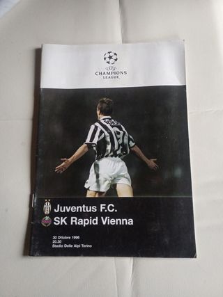 Juventus -Rapid Vienna 30 10 1996 progr
