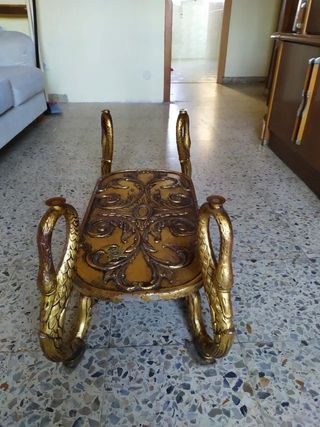 Mesa de centro de salón vintage