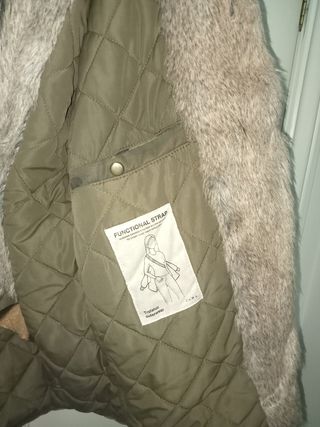 Abrigo militar oversize Zara
