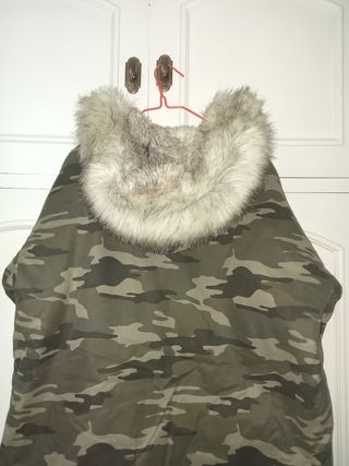 Abrigo militar oversize Zara