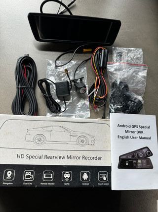 Espejo Retrovisor Con Cámara Y Gps