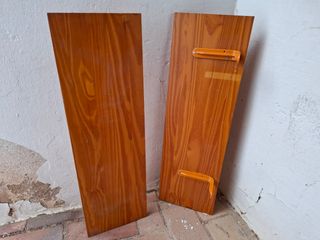 Balda madera con escuadras