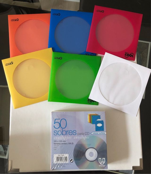 Fundas para Cd’s y Dvd’s
