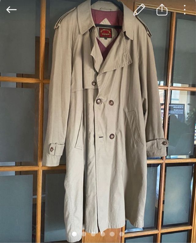 CHAQUETA VINTAGE  PIEL MARRÓN HOMBRE 