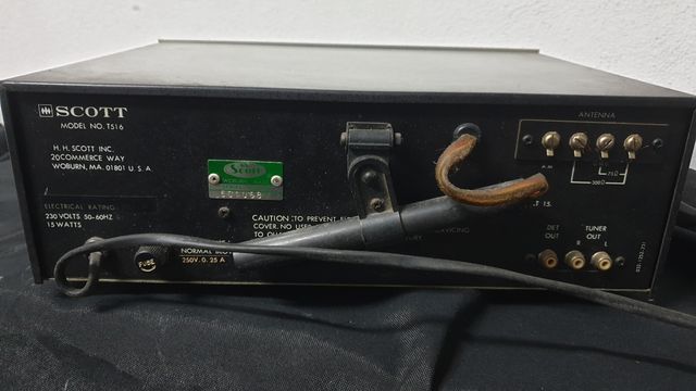 Sintonizador vintage scott T 516 en buen estado