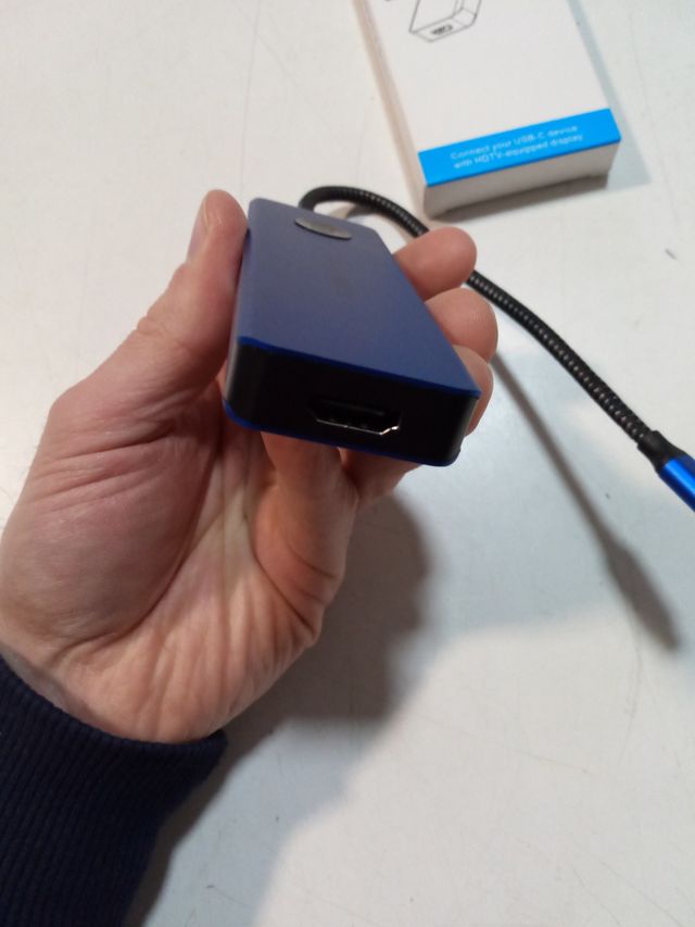 Docking Station USB C 2*USB-A 3.0, 4K HDMI, PD 100