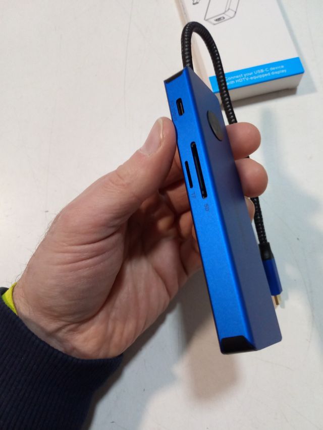 Docking Station USB C 2*USB-A 3.0, 4K HDMI, PD 100