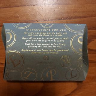 Set per ceralacca con iniziale S