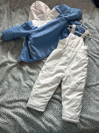 Mono de nieve niño