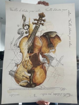 Lámina violín de Roma