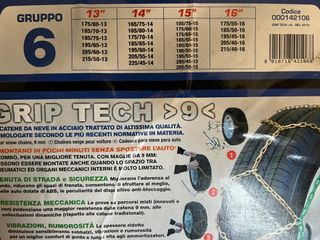Catene da neve omologate 9mm x cerchi da 13" a 16"