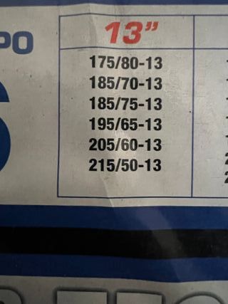 Catene da neve omologate 9mm x cerchi da 13" a 16"