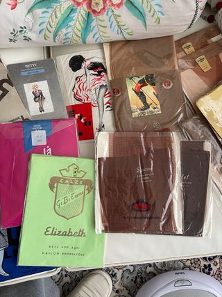 Stock 34 paia calze per reggicalze vintage