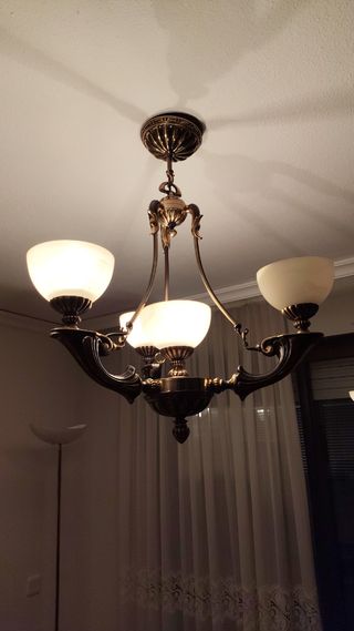 Lampara salón 3 brazos