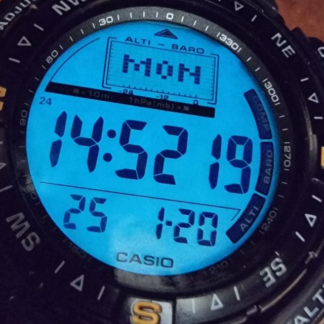 Casio ProTrek PRG-40 triple sensor