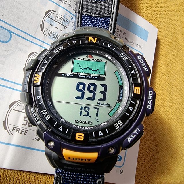 Casio ProTrek PRG-40 triple sensor