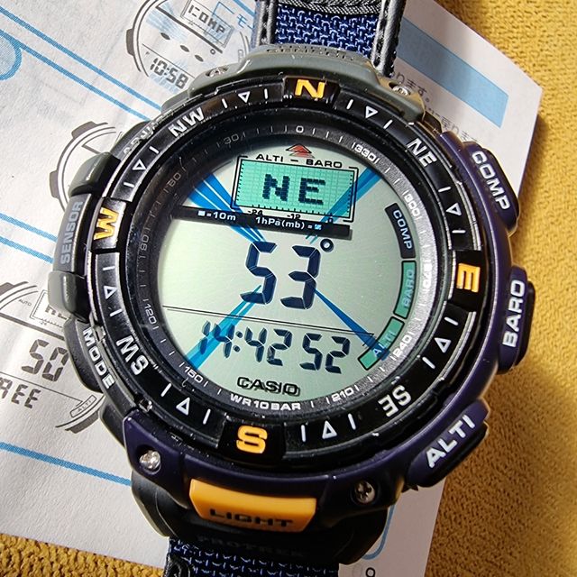 Casio ProTrek PRG-40 triple sensor