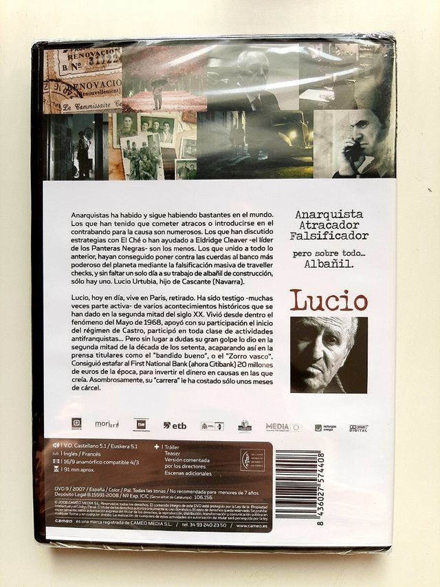 Lucio, anarquista y falsificador (DVD)
