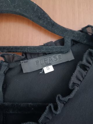 Vestito nero Please tg S