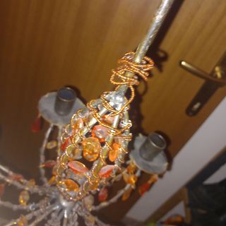 Portacandele etnico da appendere