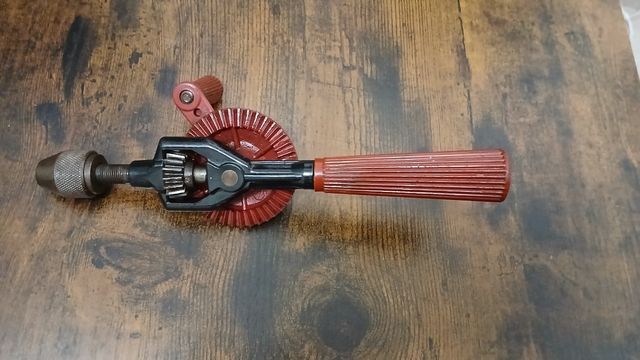 Antico Trapano a manovella vintage