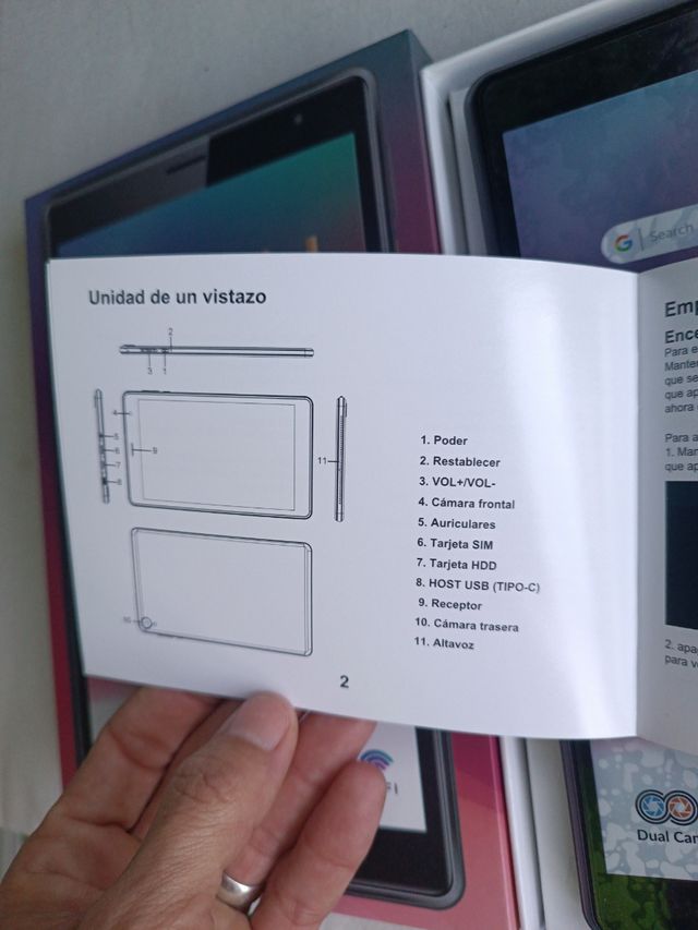 Tablet 8" Google Android