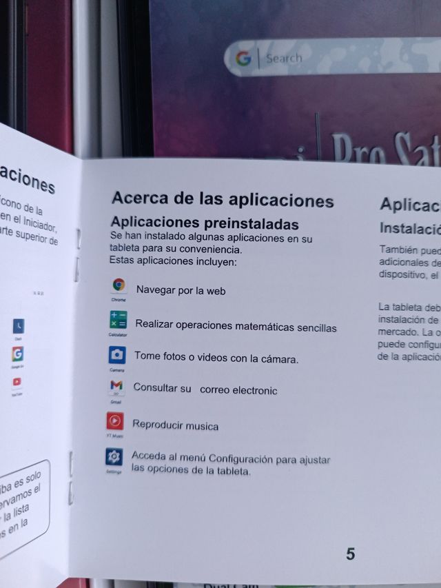 Tablet 8" Google Android