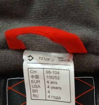 Mono de esquí niño/a rojo 4a