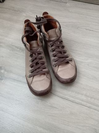 Botines de piel