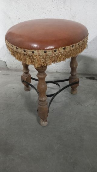 _ Vendo taburete rústico