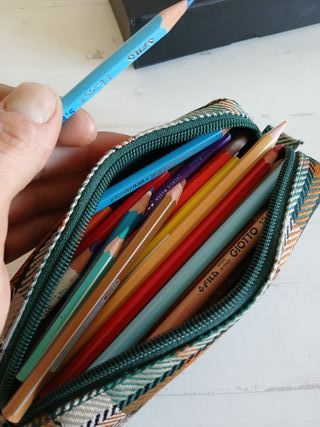 Conjunto Material Desenho Drawing Pencils Crayon