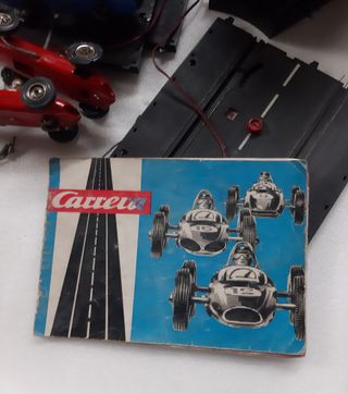 GRAN LOTE SCALEXTRIC CARRERA AÑOS 60