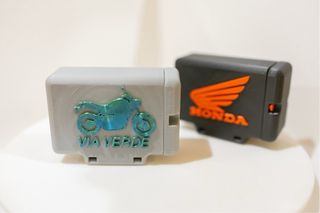 Caixa para moto via verde